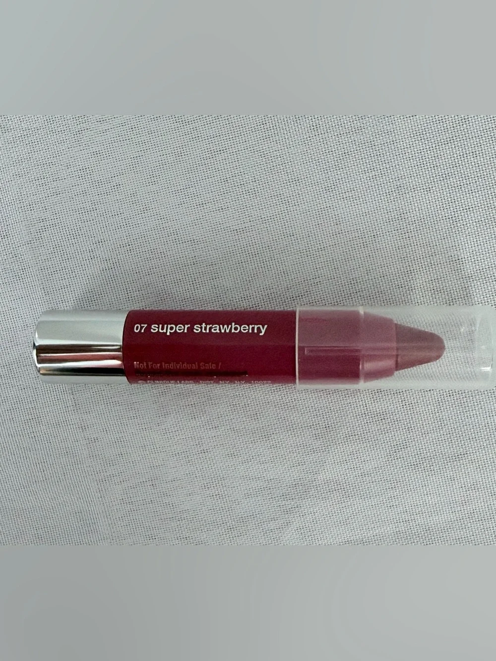 Clinique Chubby Stick Moisturizing Lip Color Balm — Super Strawberry (Deep Pink)